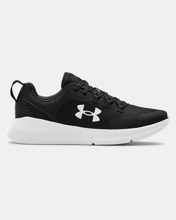 Men's UA Essential Sportstyle Shoes in Black image number 0